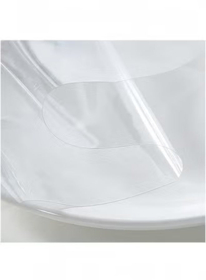 Peachjoy Tablecloth Transparent PVC, Clear Plastic Tablecloth Protector,  Waterproof and Oilproof, Stain-resistant Vinyl Table Cover for Indoor and Outdoor Dining Tables, 140x300cm - Image 3